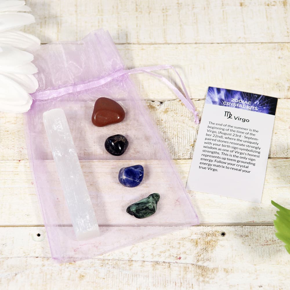 Virgo Sun Sign Crystal Pack