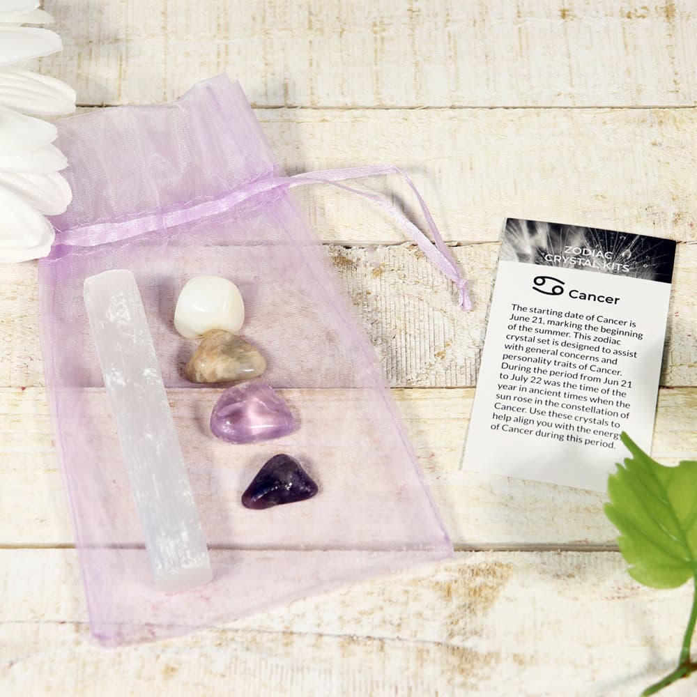 Cancer Sun Sign Crystal Pack