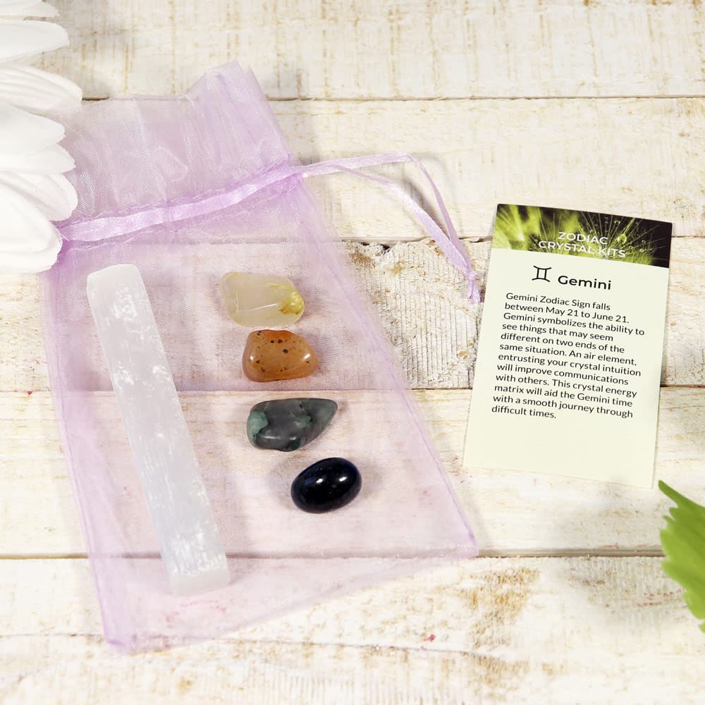 Gemini Sun Sign Crystal Pack