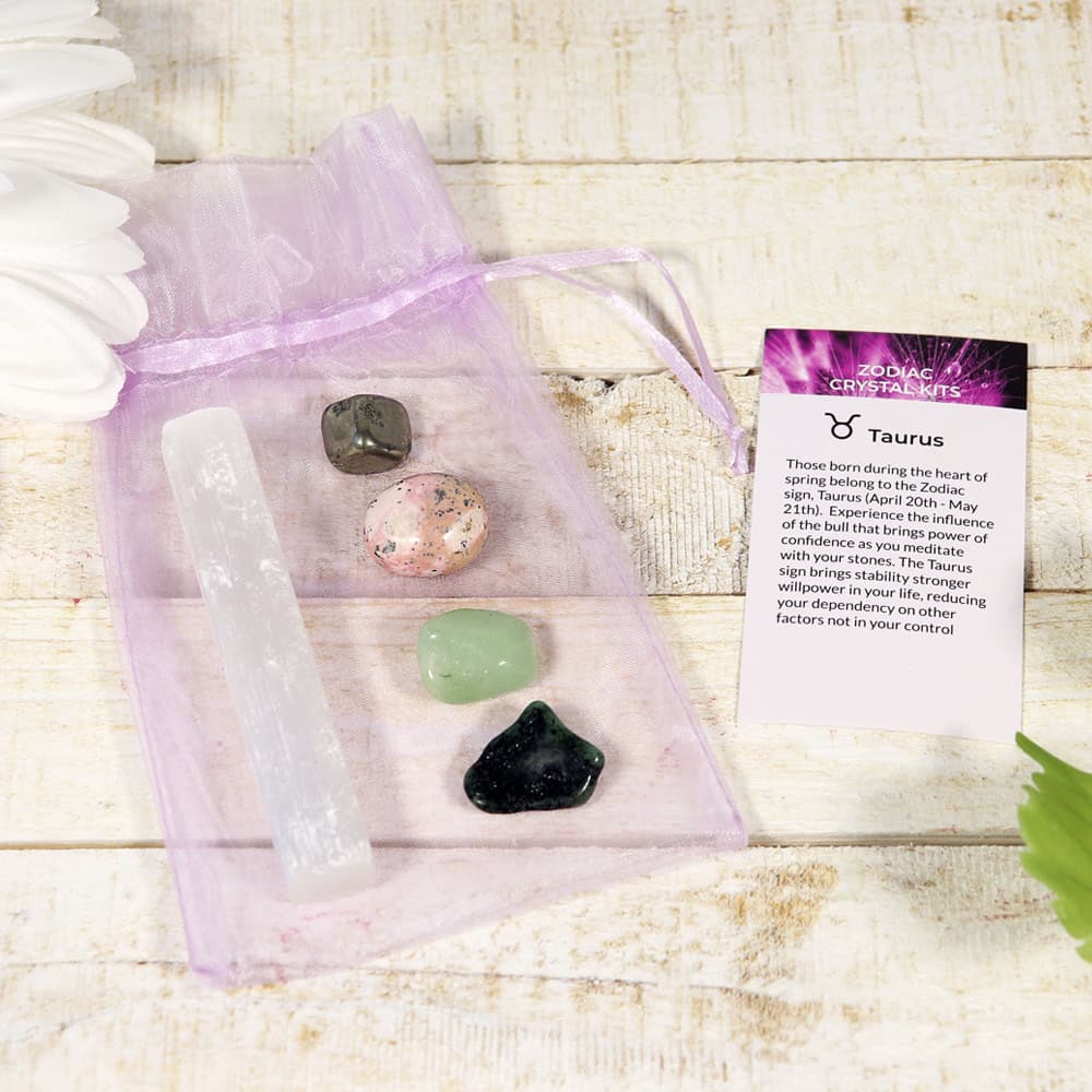 Taurus Sun Sign Crystal Pack