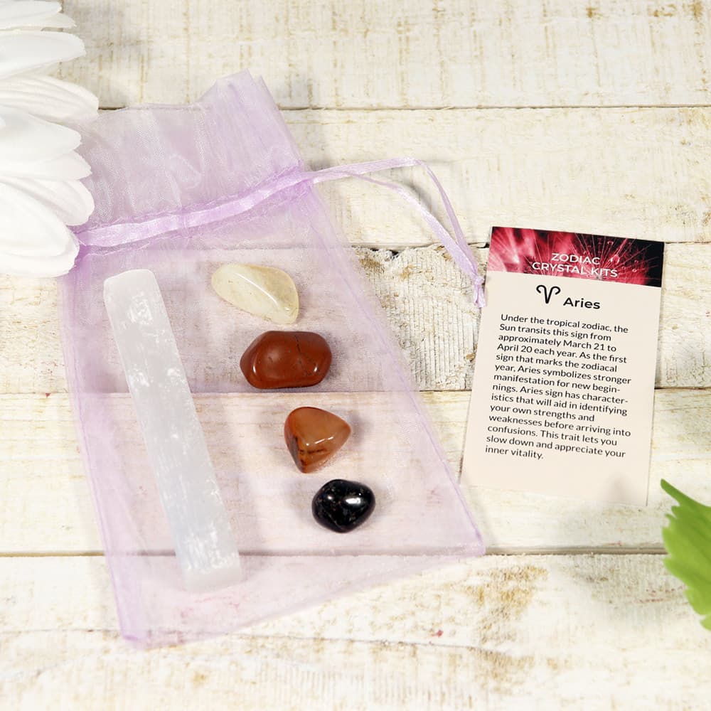 Aries Sun Sign Crystal Pack