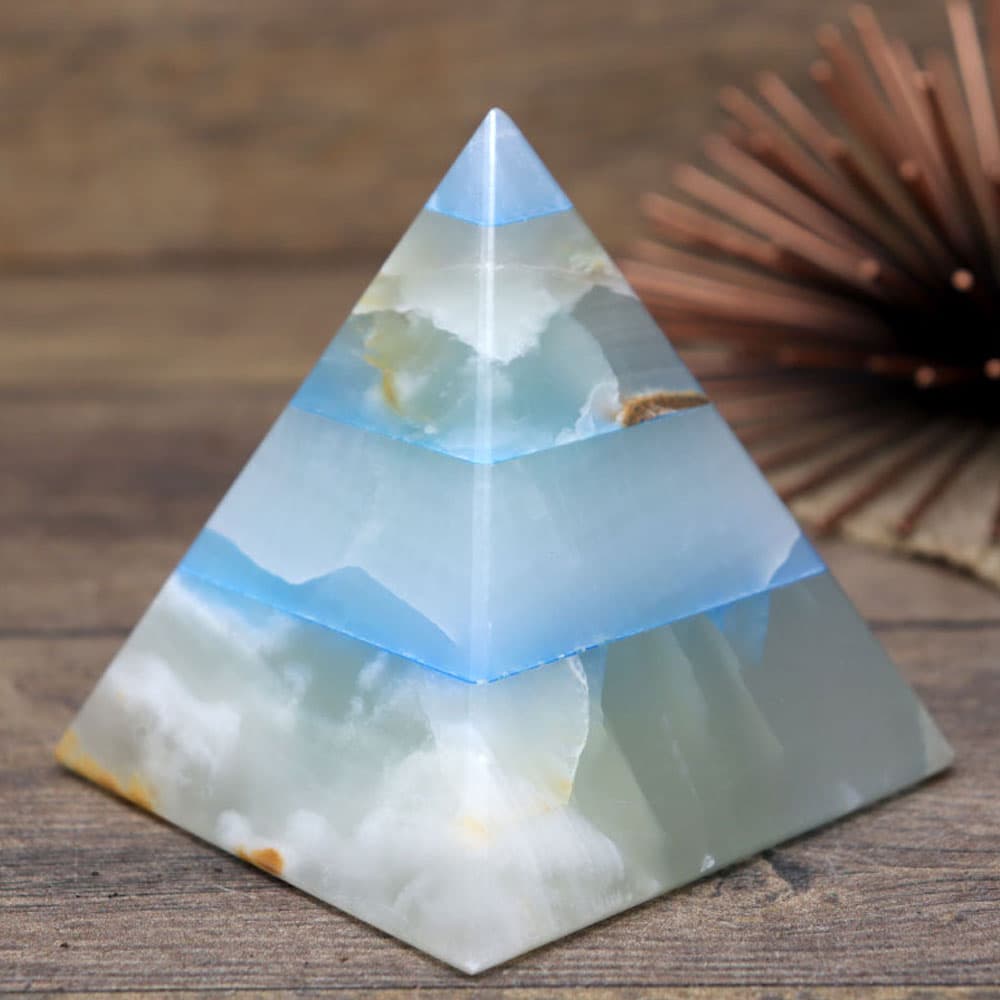 Multi Color Onyx Pyramid