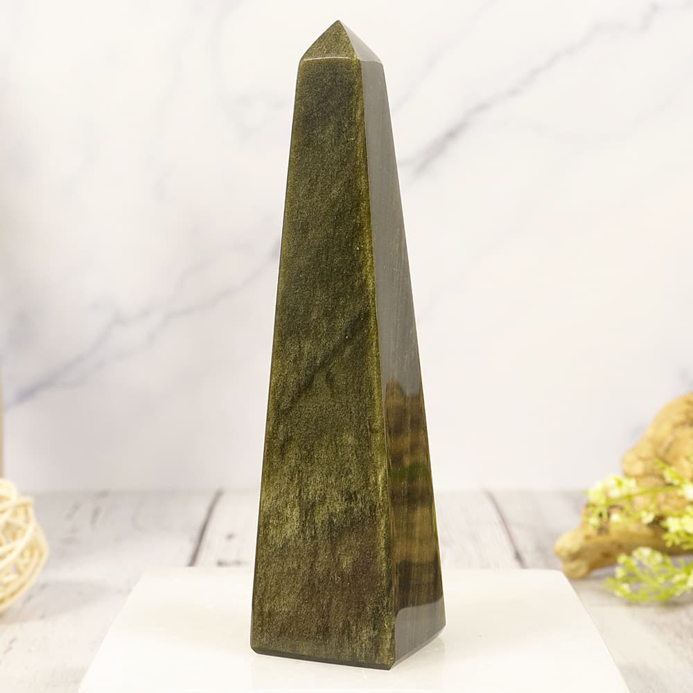 Golden Sheen Obsidian Tower