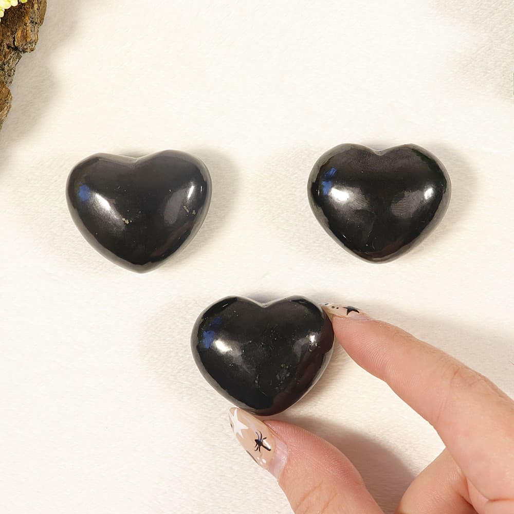 Shungite Heart