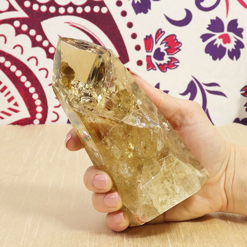 Natural Citrine Tower