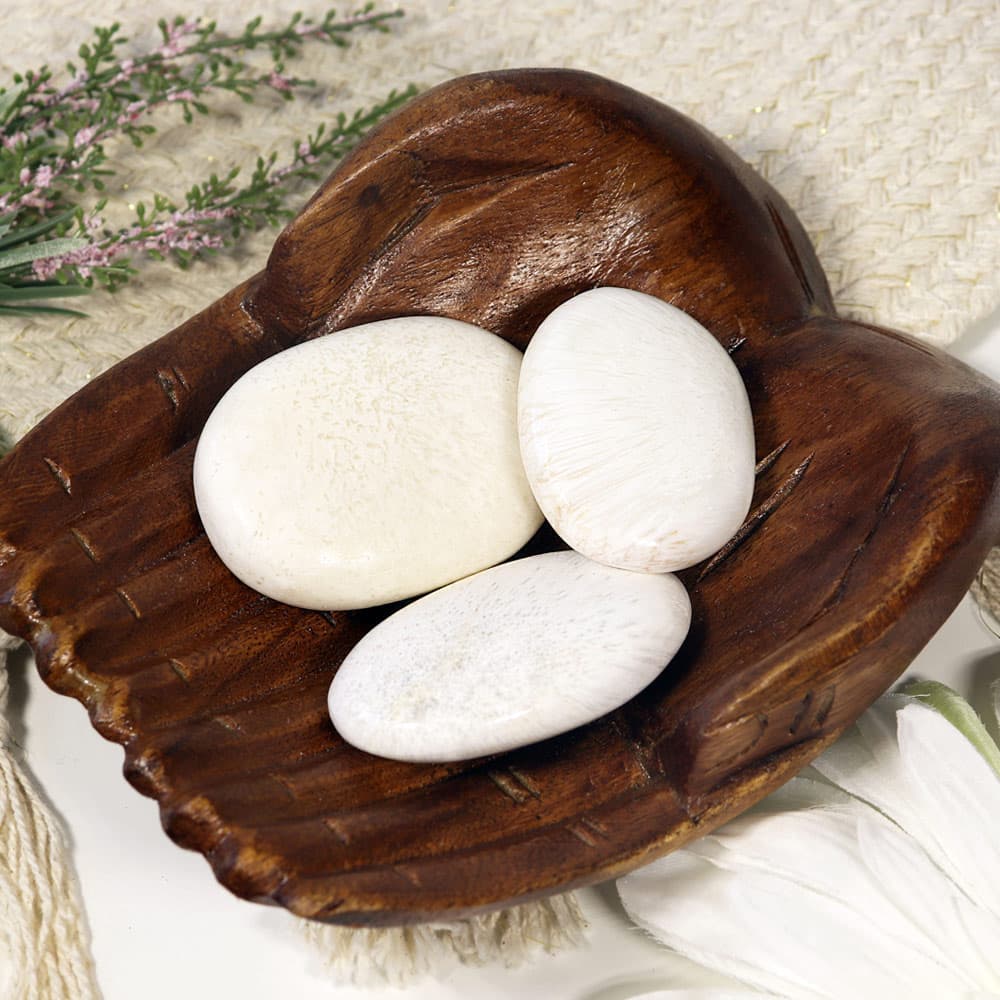 Scolecite Massage Stone for Inner Peace