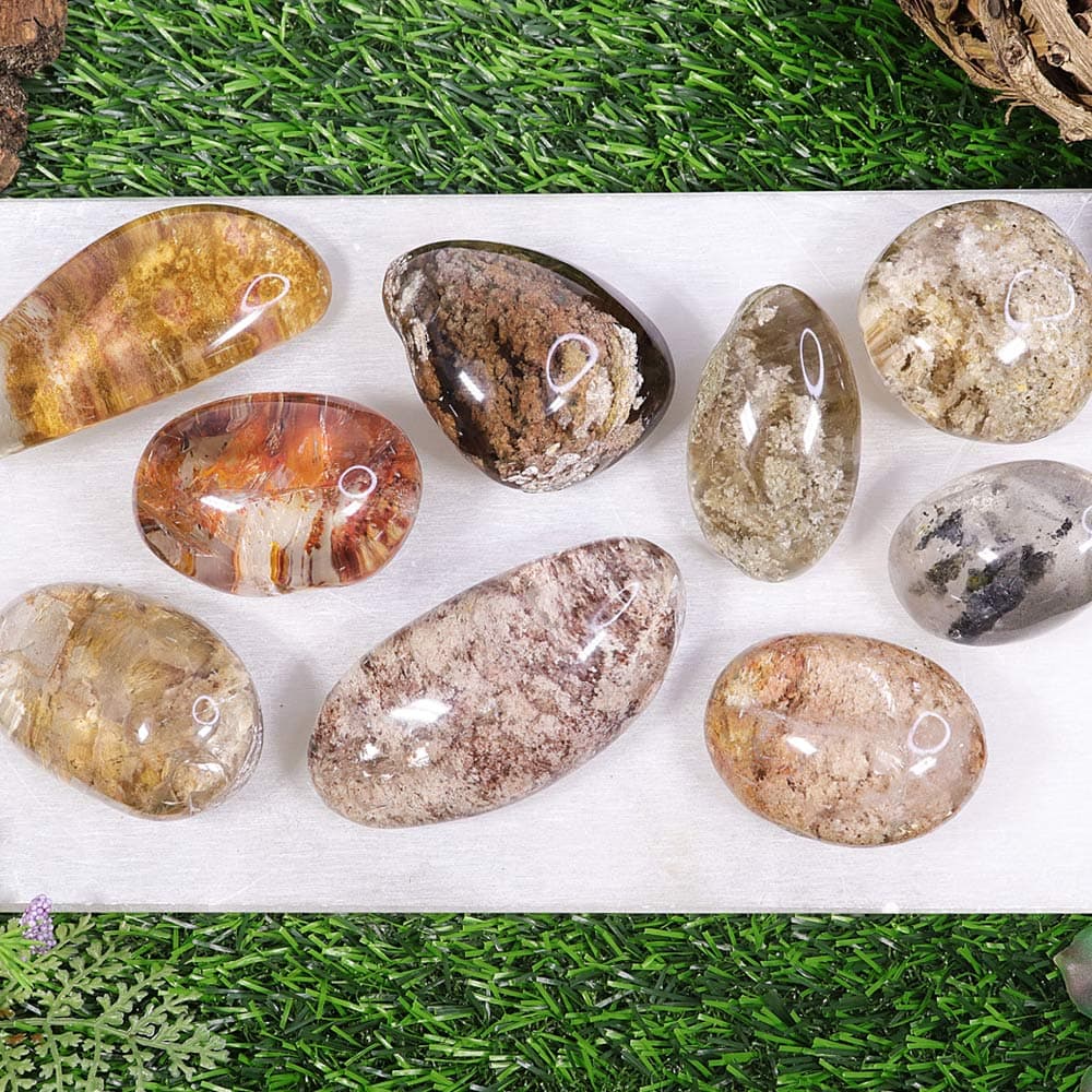 Polished Garden Quartz Crystals