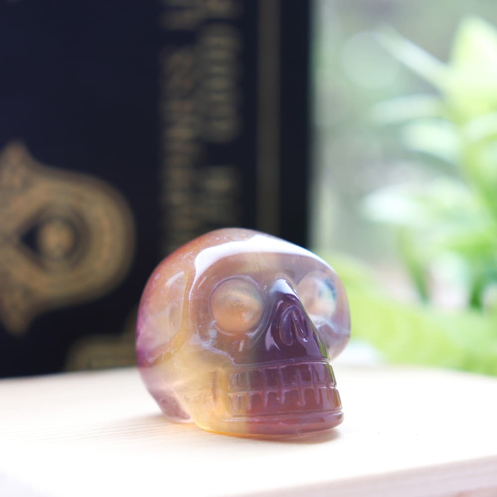 Fluorite Skull