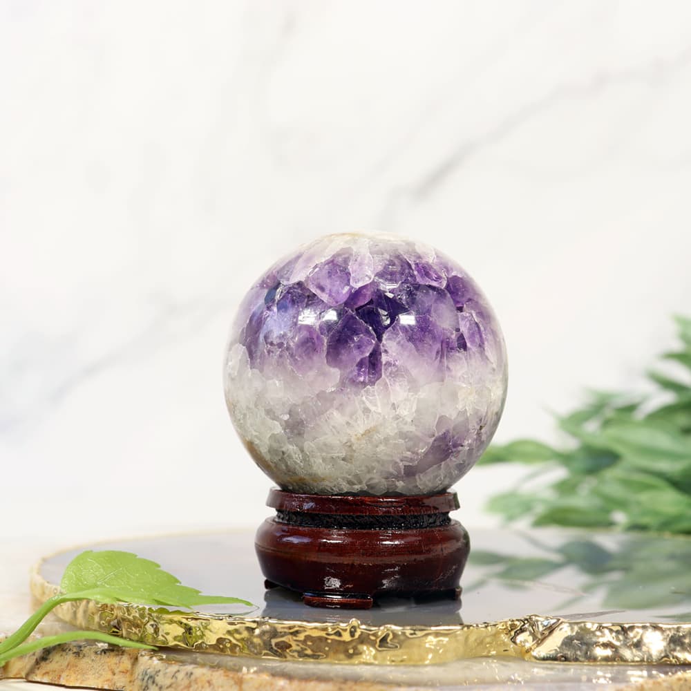 Amethyst Geode Sphere [Sold/lb]