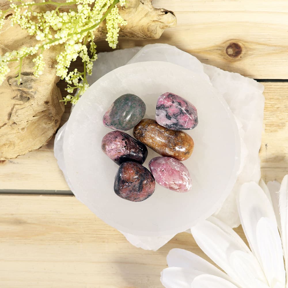 Pink Cobaltian Calcite Tumbled Stones (1/4 lb bag)