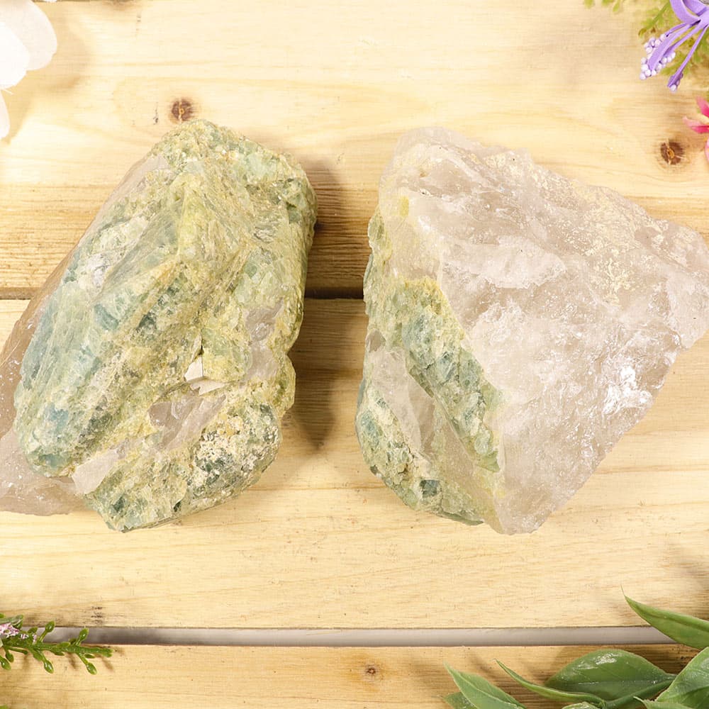Aquamarine Chunks In Matrix (Sold/lb)