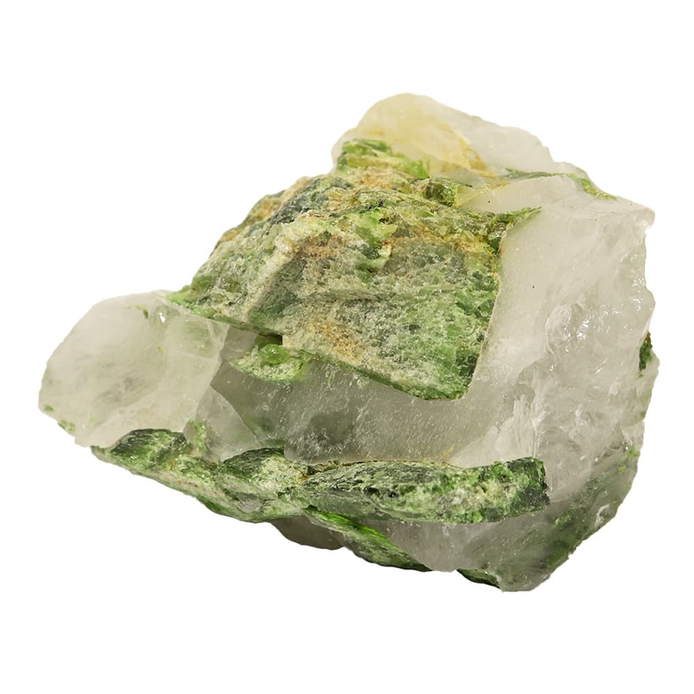 Epidote in Quartz Crystal (Sold/lb)