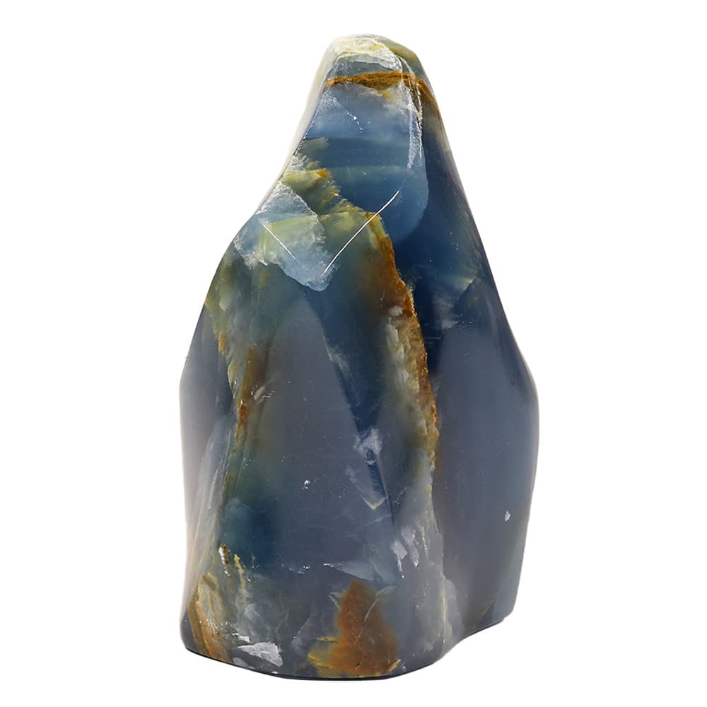 Aquatine Blue Calcite Flame (Sold/lb) - Aquatine Blue Calcite Gemstone