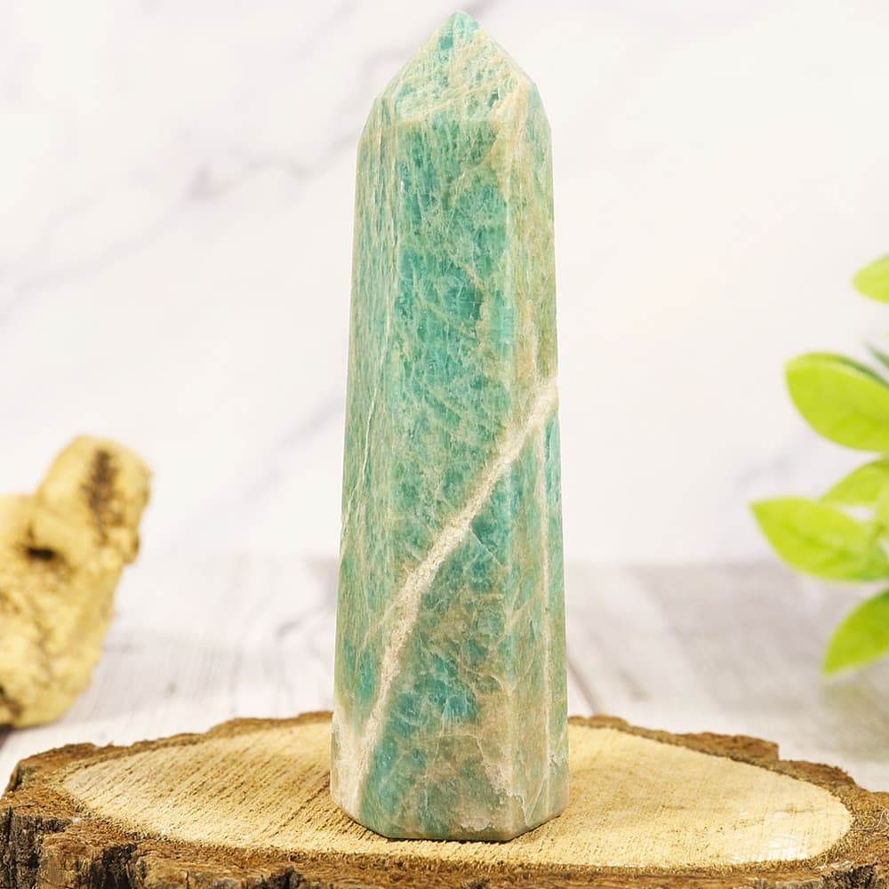 Amazonite Polished Points (Sold/lb) - Amazonite Crystal