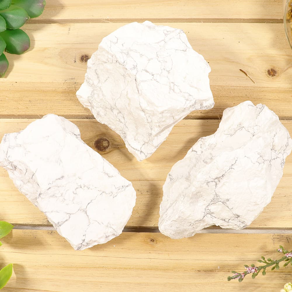 1 Lb. Natural Raw Howlite Crystals