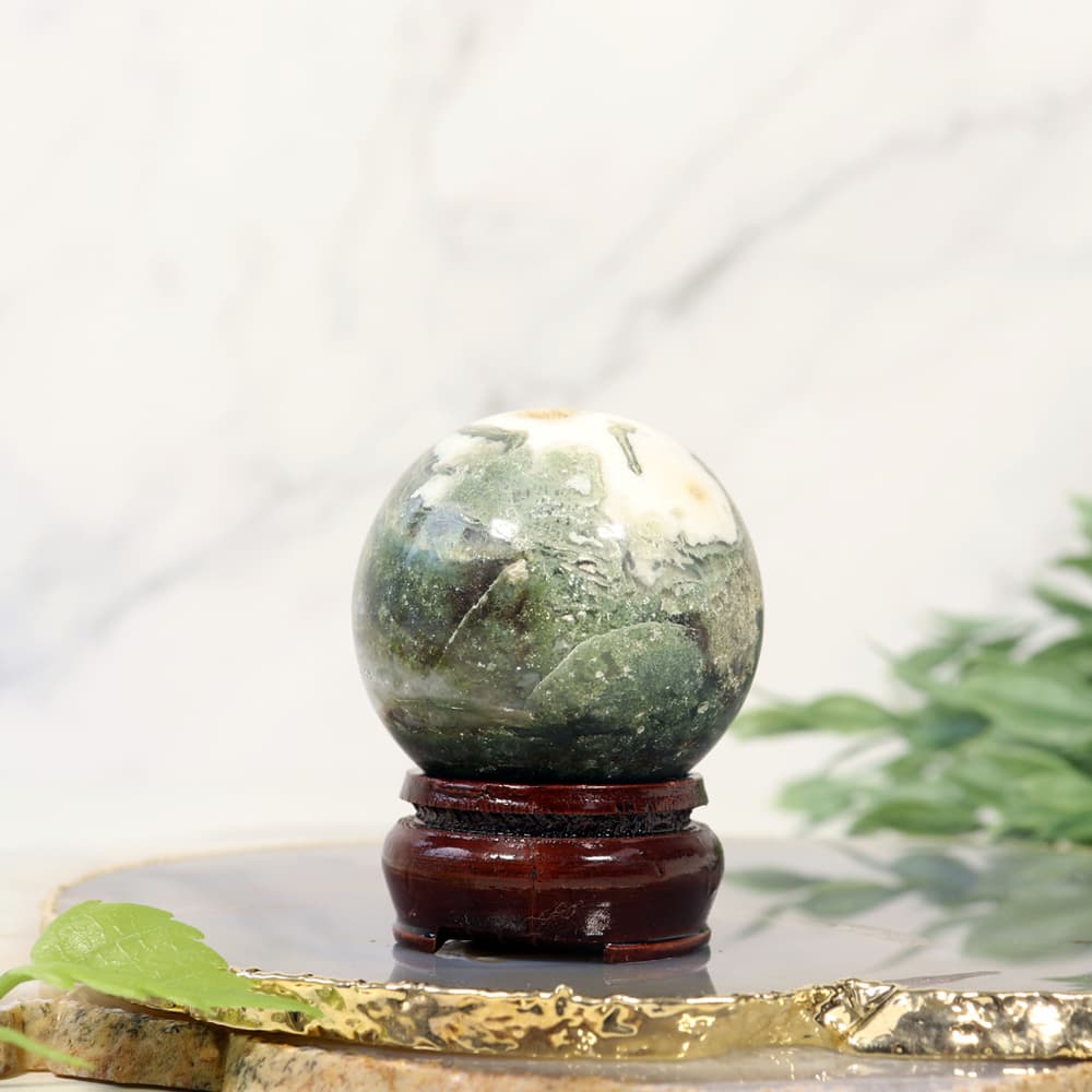 Moss Agate Sphere