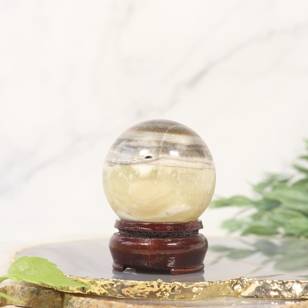 Zebra Onyx Sphere