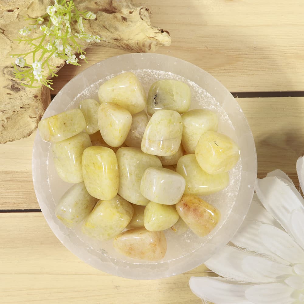 Yellow Aventurine Tumbled Stones (1 lb)