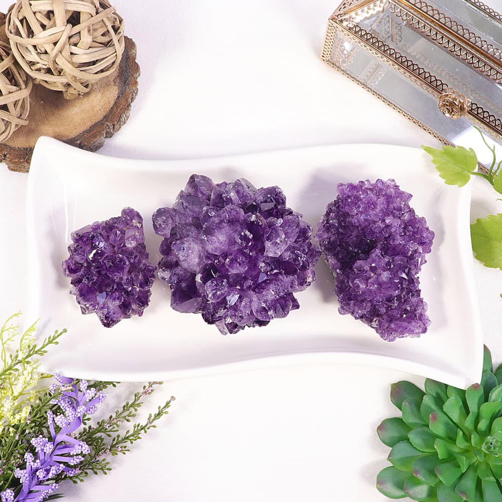 Amethyst Rosette (Sold/lb)