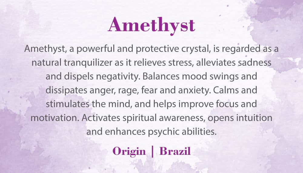 Crystal Information Card - Amethyst