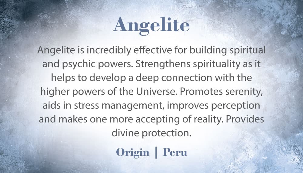 Crystal Information Card - Angelite
