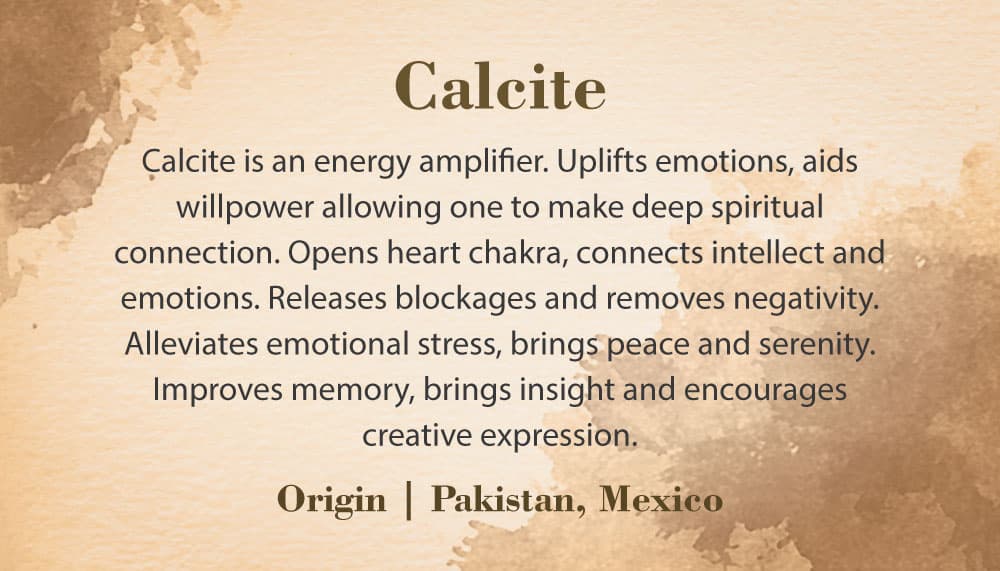 Crystal Information Card - Calcite