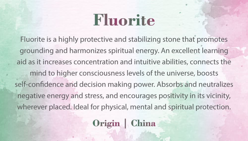 Crystal Information Card - Fluorite