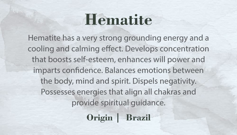 Crystal Information Card - Hematite