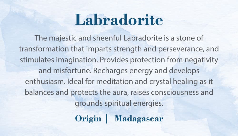Crystal Information Card - Labradorite