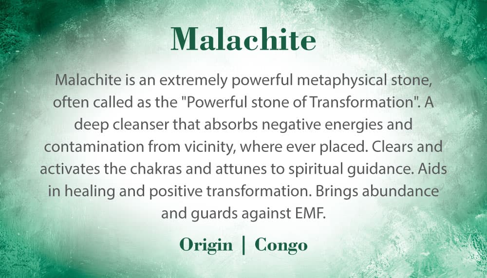Crystal Information Card - Malachite