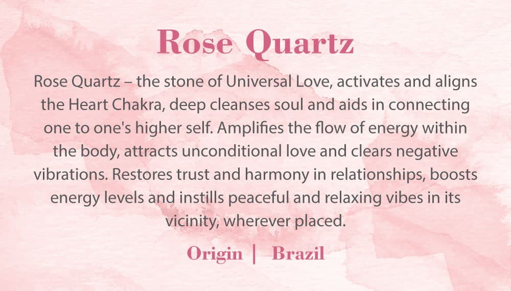 Crystal Information Card - Rose Quartz