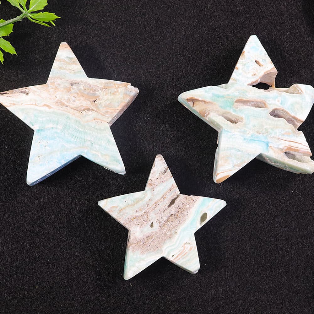 Blue Aragonite Star