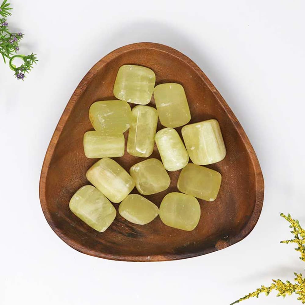 Lemon Calcite Tumbled Stones (1 lb)