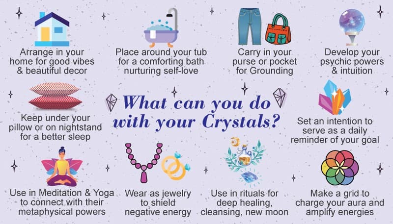 What can you do with your Crystals Info Cards