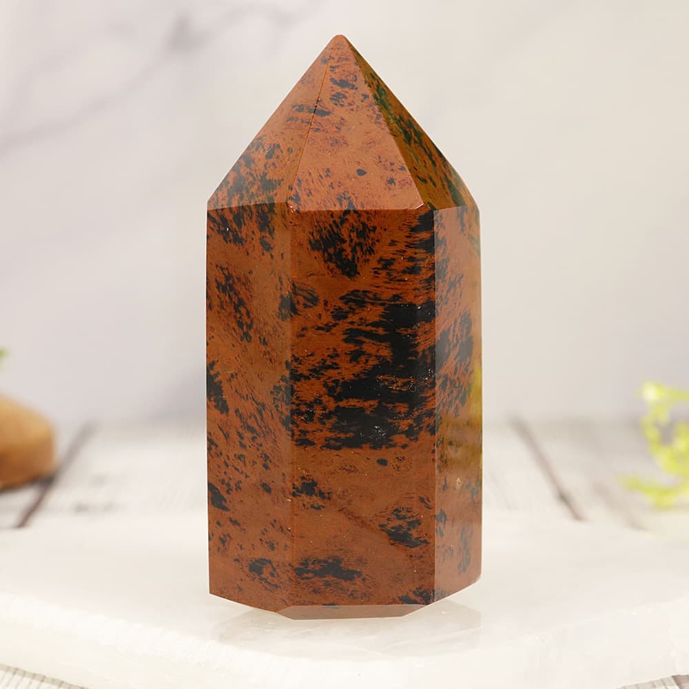 Mahogany Obsidian Polished Points (Sold/lb)