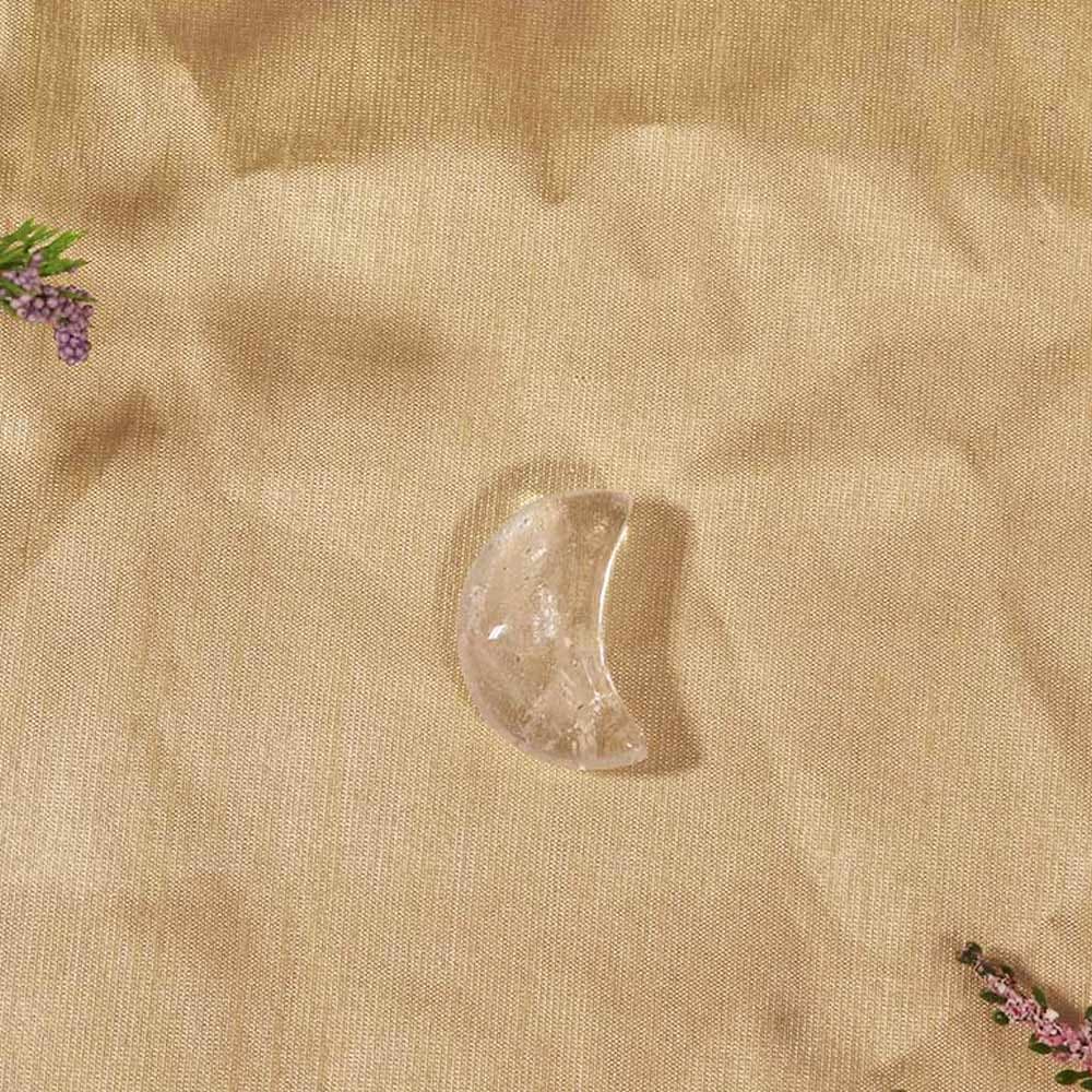 Clear Quartz Half Moon