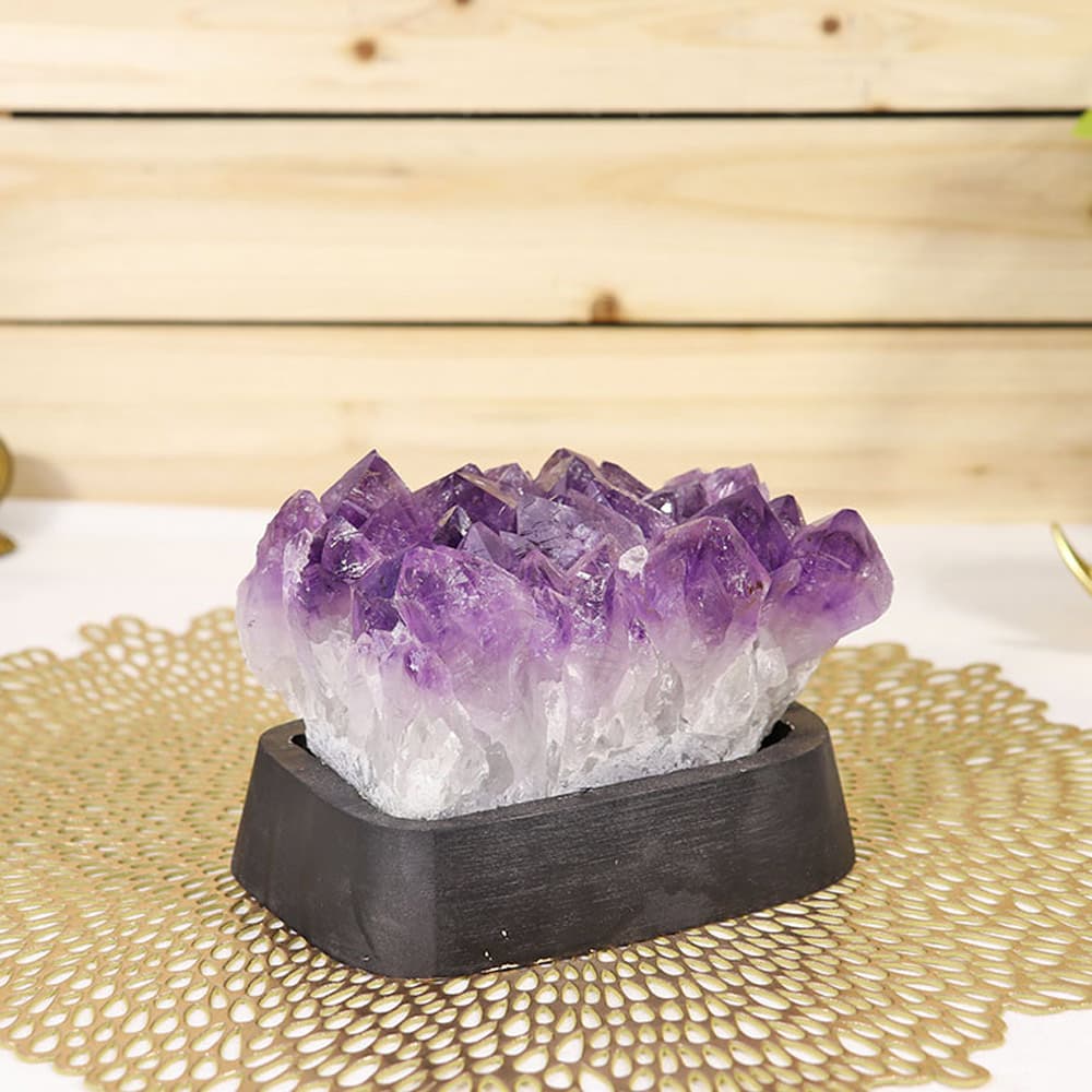 UAC2 - Unique Amethyst Cluster on a Stand