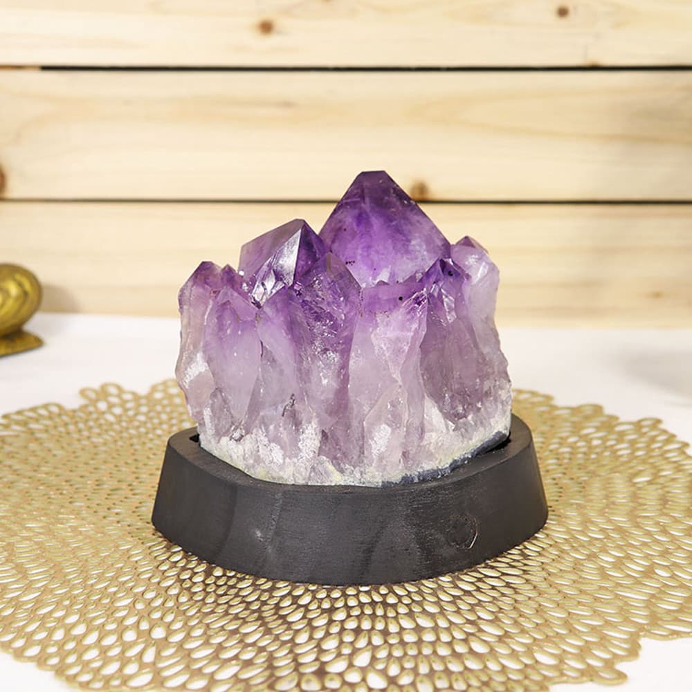 UAC5 - Unique Amethyst Cluster on a Stand