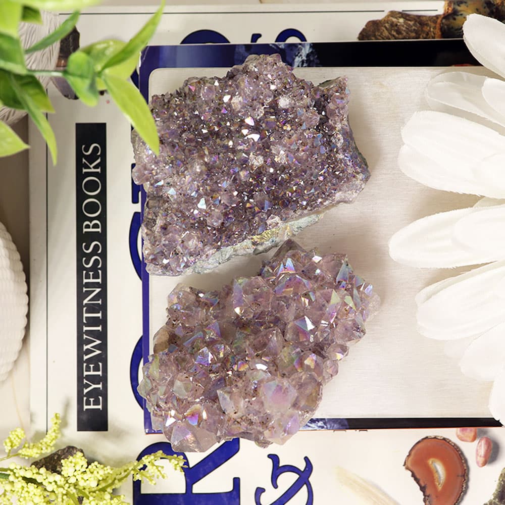 Angel Aura Amethyst Clusters