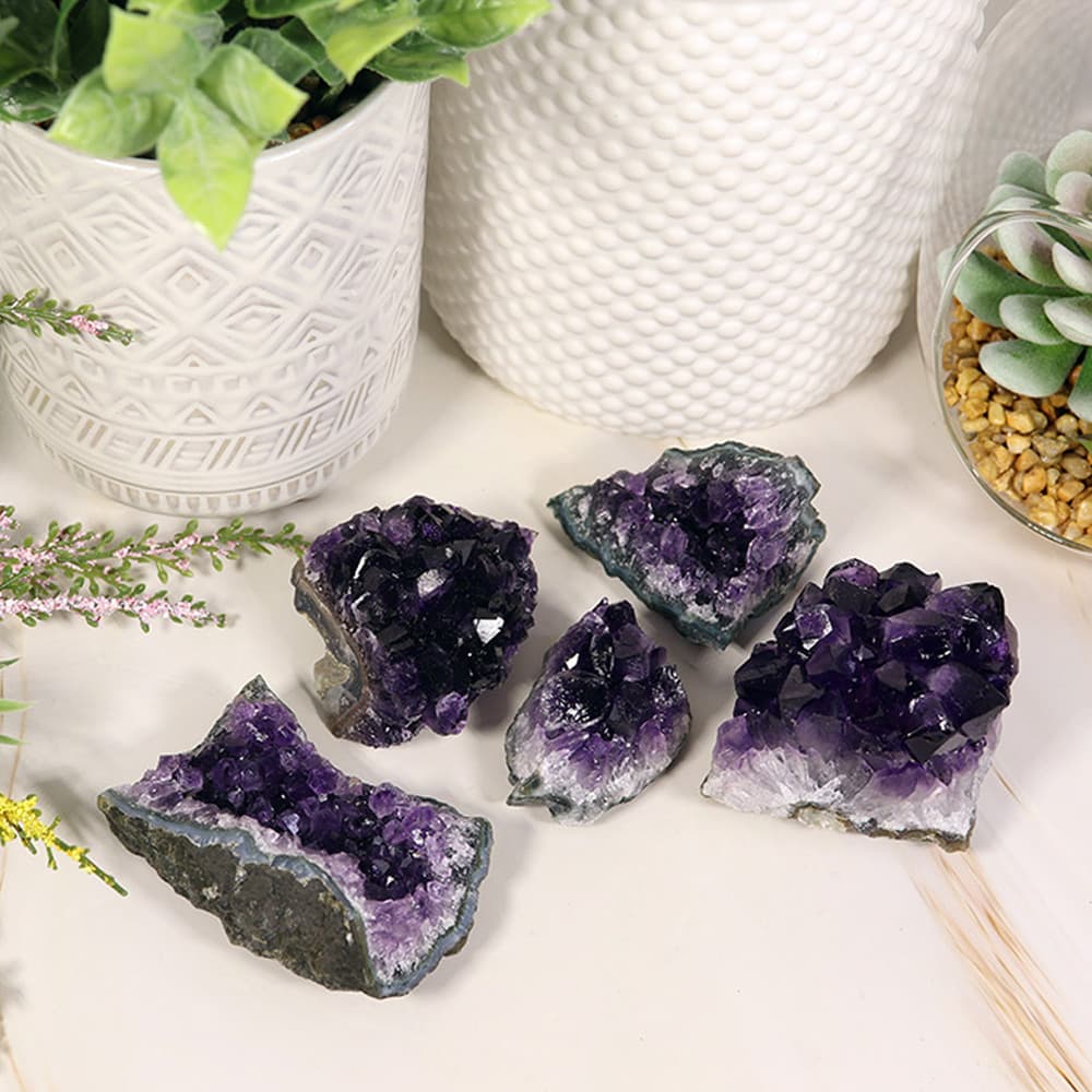 Natural Amethyst Druzes AAA (Sold/lb)
