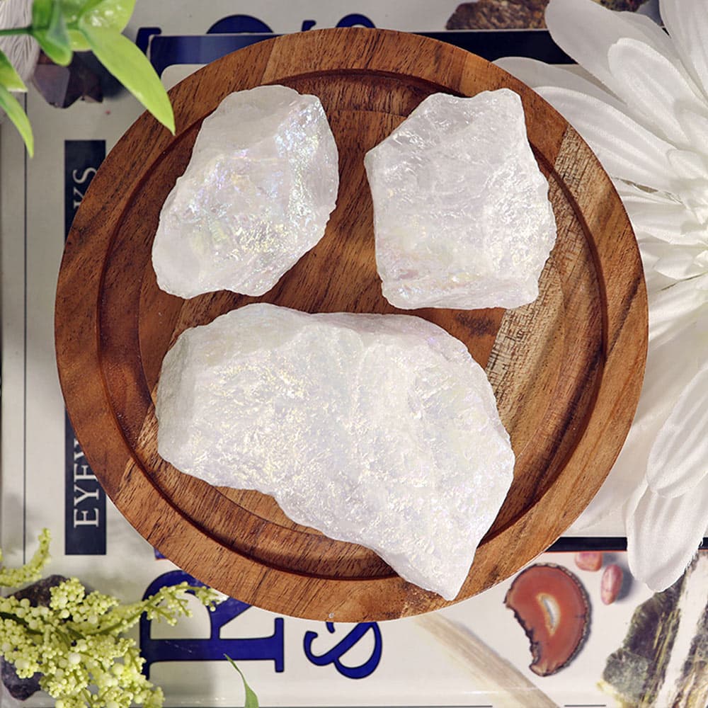 1 lb. Aura Clear Quartz Specimen