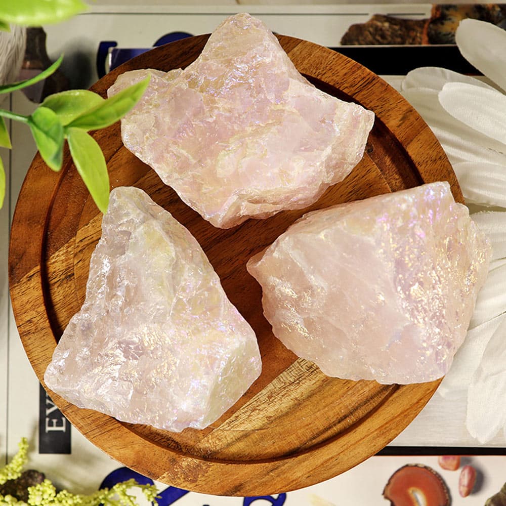 1 lb. Aura Rose Quartz Specimen