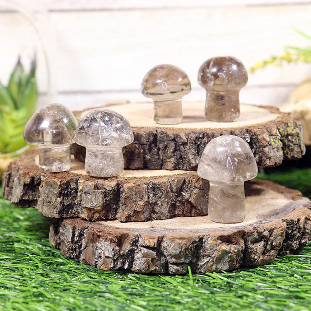 Smoky Quartz Mushroom