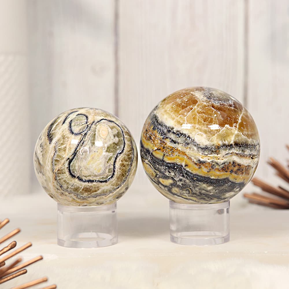 Tiger Calcite Sphere