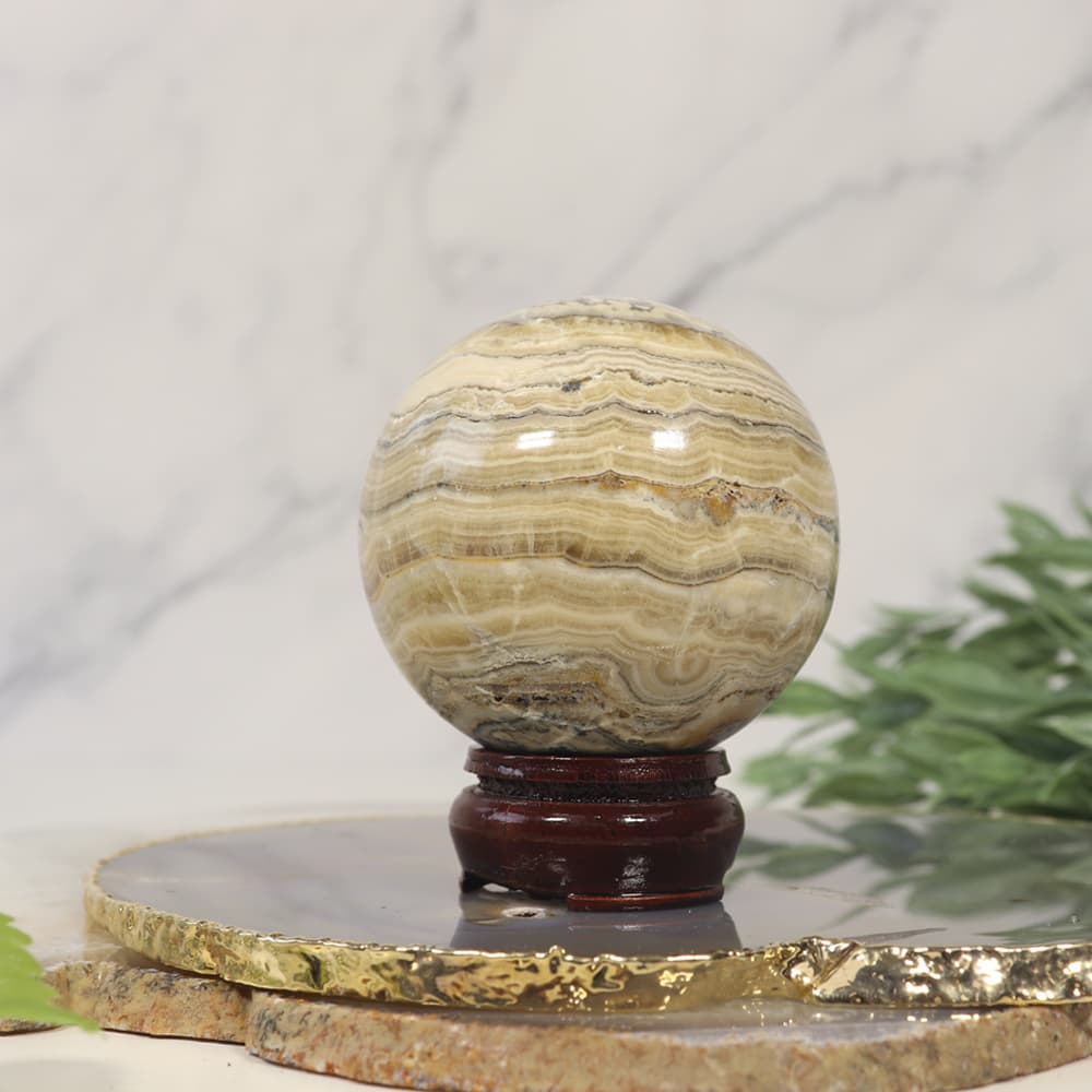 Tiger Calcite Sphere