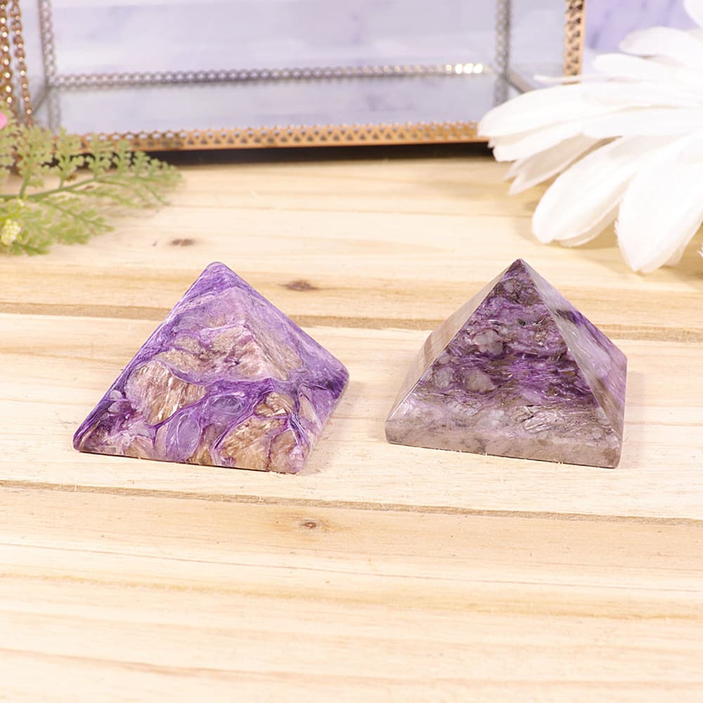 Charoite Pyramid AAA Grade