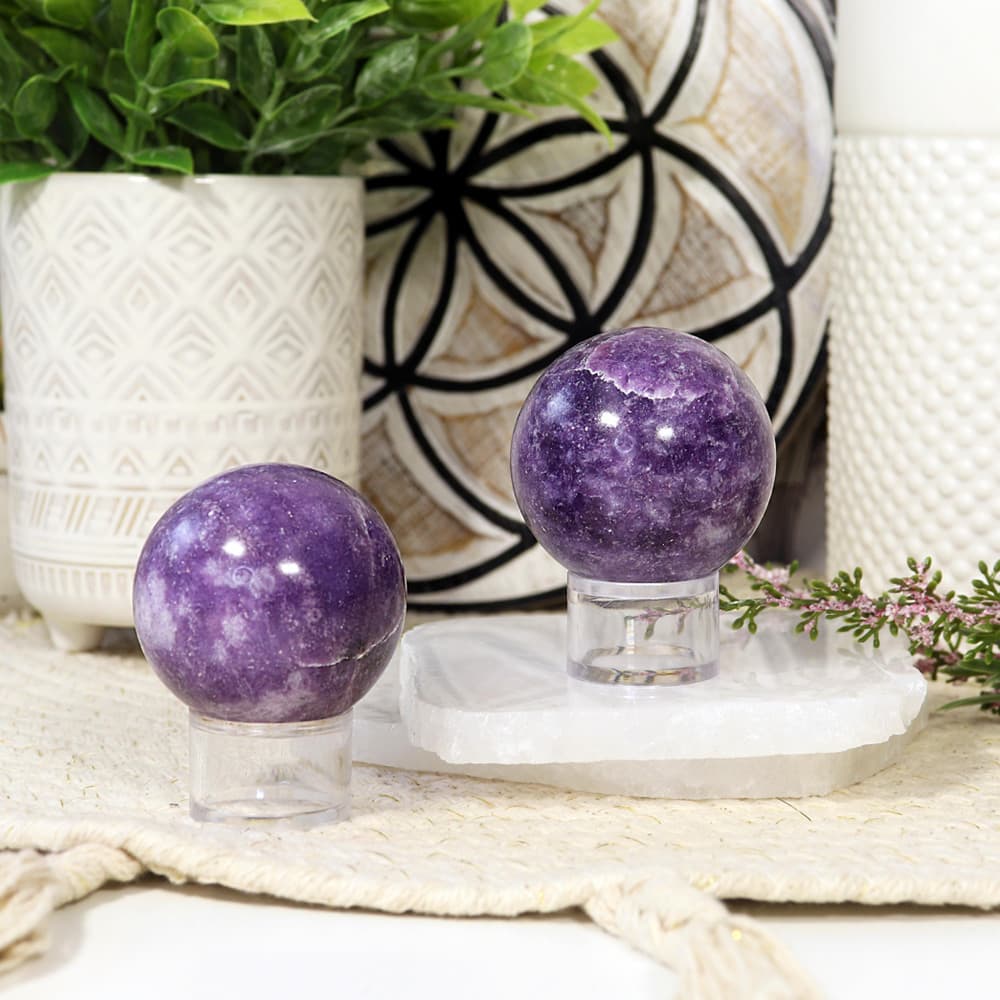Lepidolite Sphere