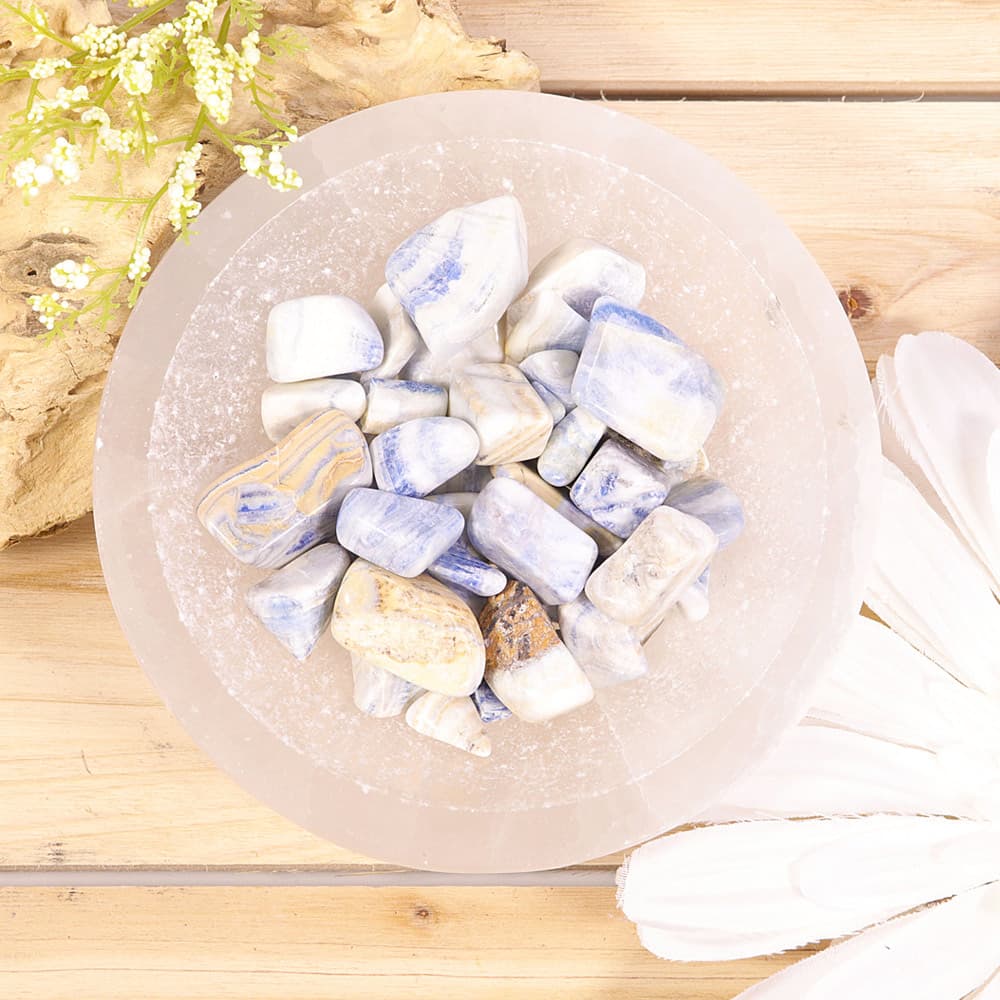 Scheelite Tumbled Stones (1/2 lb Bag)