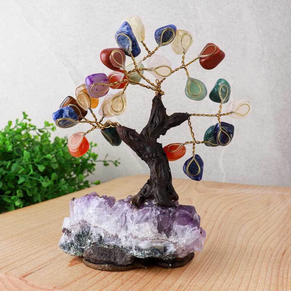 Mix Gemstone Bonsai Tree (Small)