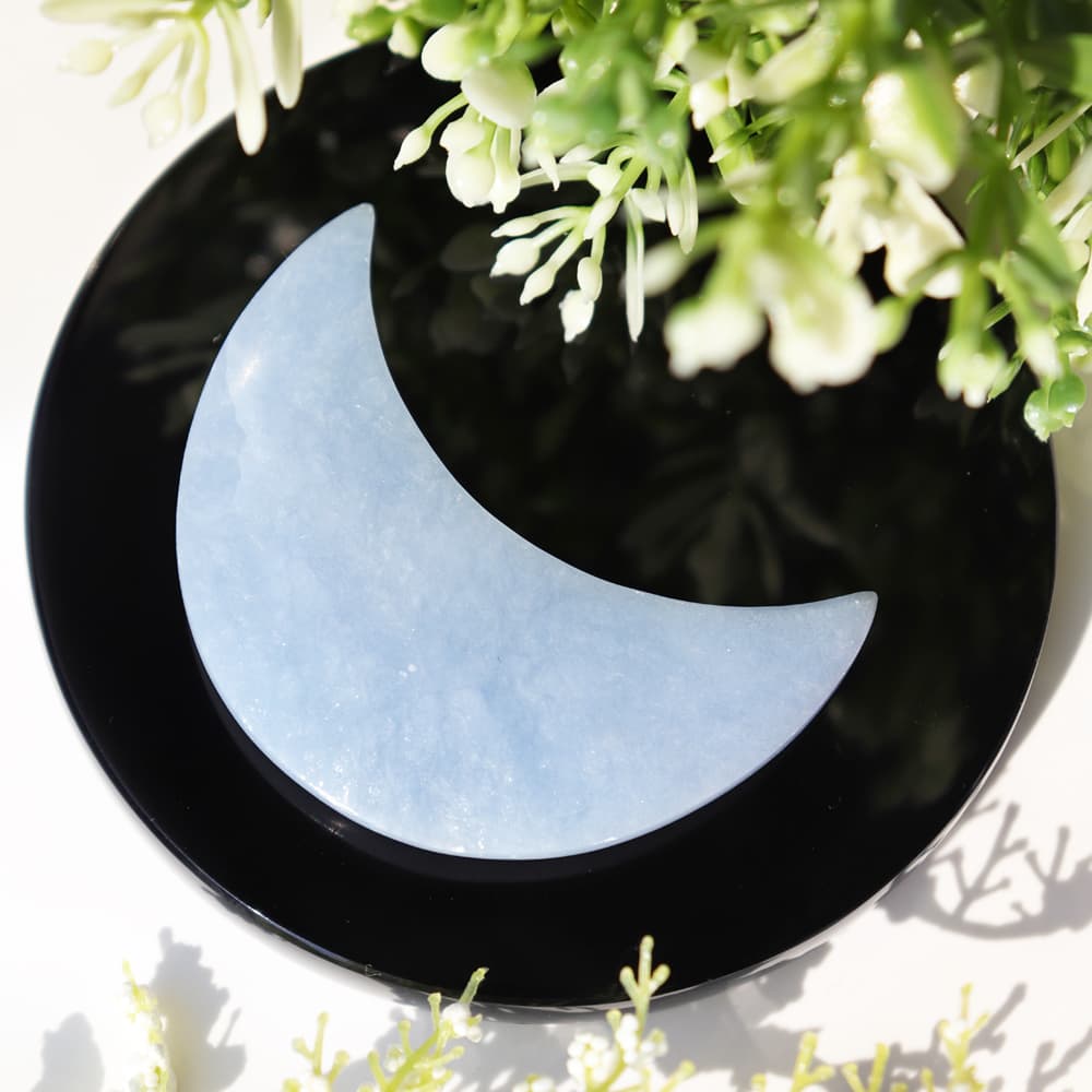 Angelite Natural Blue Moon